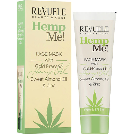 Маска для обличчя Revuele Hemp me!, 80 мл