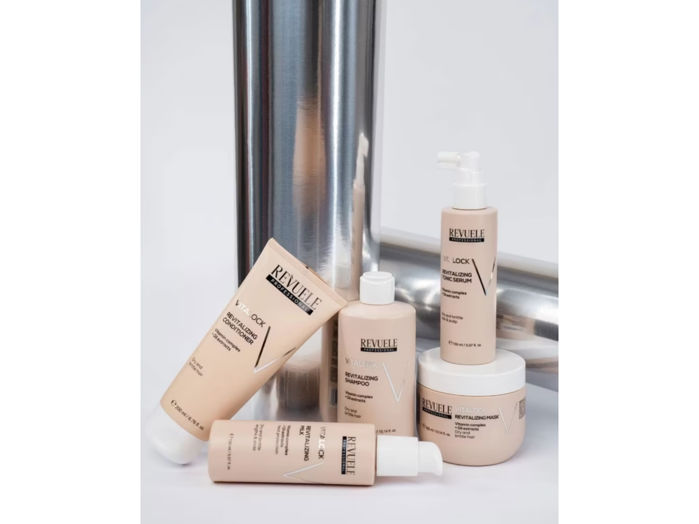 Сироватка тонізуюча для сухого та ламкого волосся Незмивна Revuele Hair Professional Vitalock Revitalizing, 150 мл