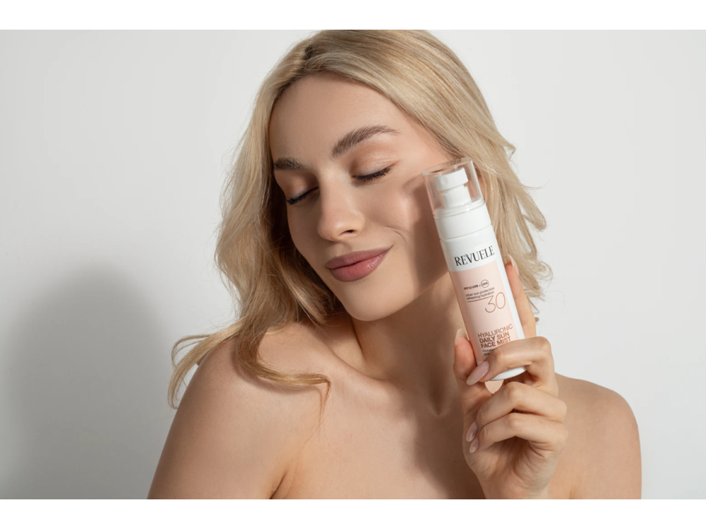 Міст для обличчя сонцезахисний SPF30 Revuele Hyalurinic Daily Sun, 100 мл