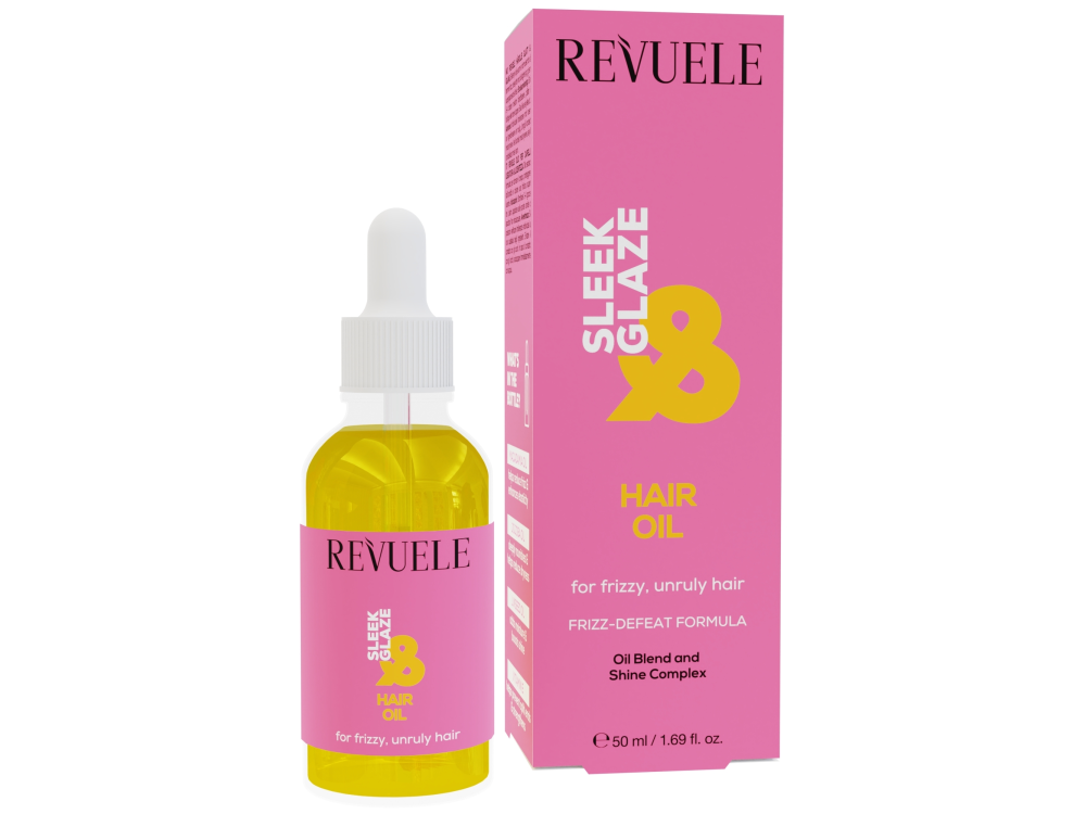 Олія незмивна для неслухняного та тьмяного волосся Revuele Sleek & Glaze, 50 мл