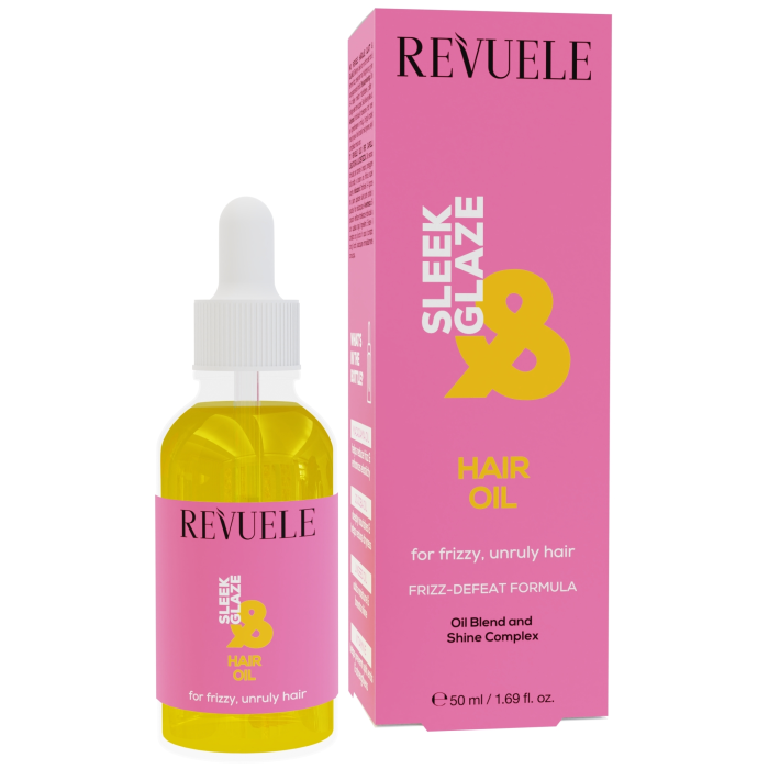 Олія незмивна для неслухняного та тьмяного волосся Revuele Sleek & Glaze, 50 мл