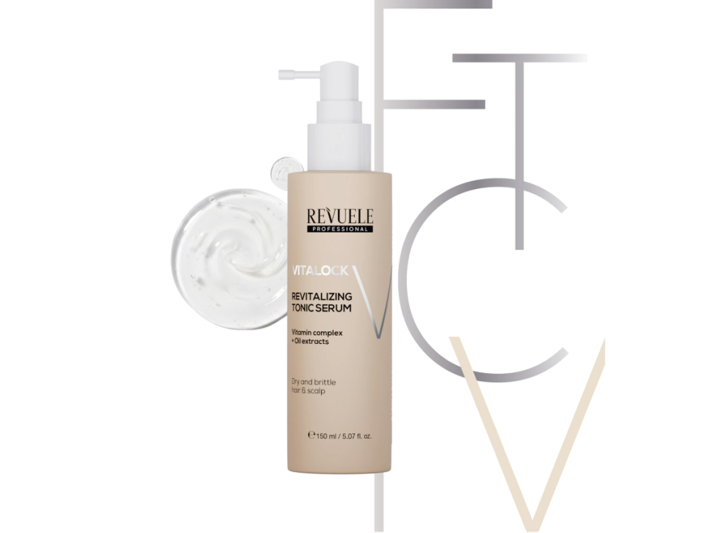 Сироватка тонізуюча для сухого та ламкого волосся Незмивна Revuele Hair Professional Vitalock Revitalizing, 150 мл