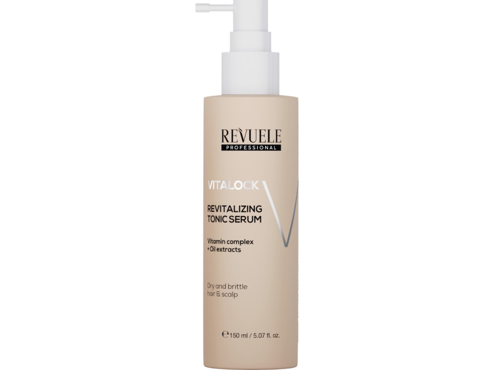 Сироватка тонізуюча для сухого та ламкого волосся Незмивна Revuele Hair Professional Vitalock Revitalizing, 150 мл