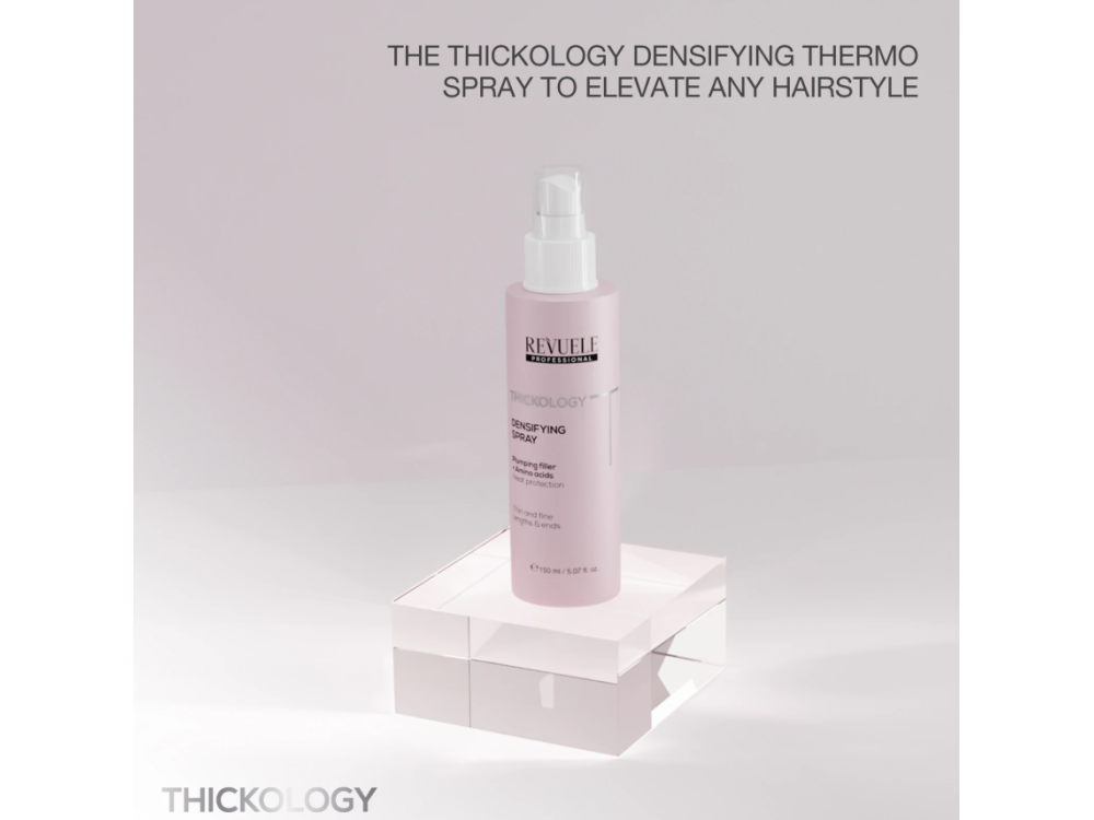 Спрей для тонкого та слабкого волосся Незмивний Revuele Hair Professional Thickology Densifying, 150 мл