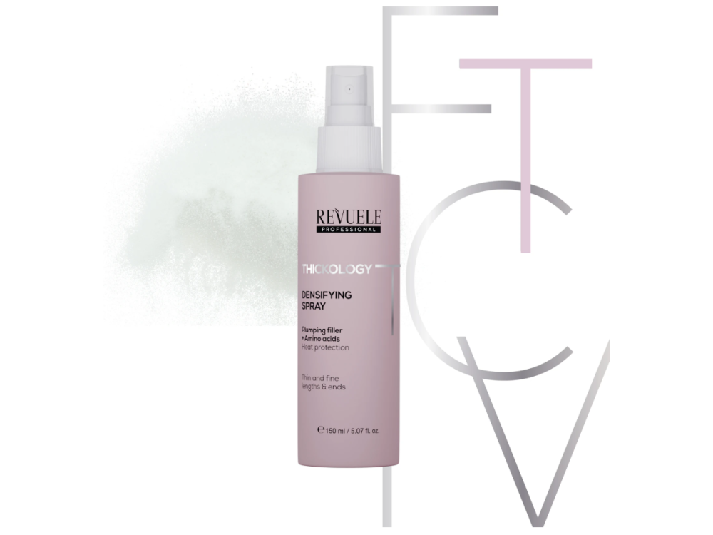 Спрей для тонкого та слабкого волосся Незмивний Revuele Hair Professional Thickology Densifying, 150 мл