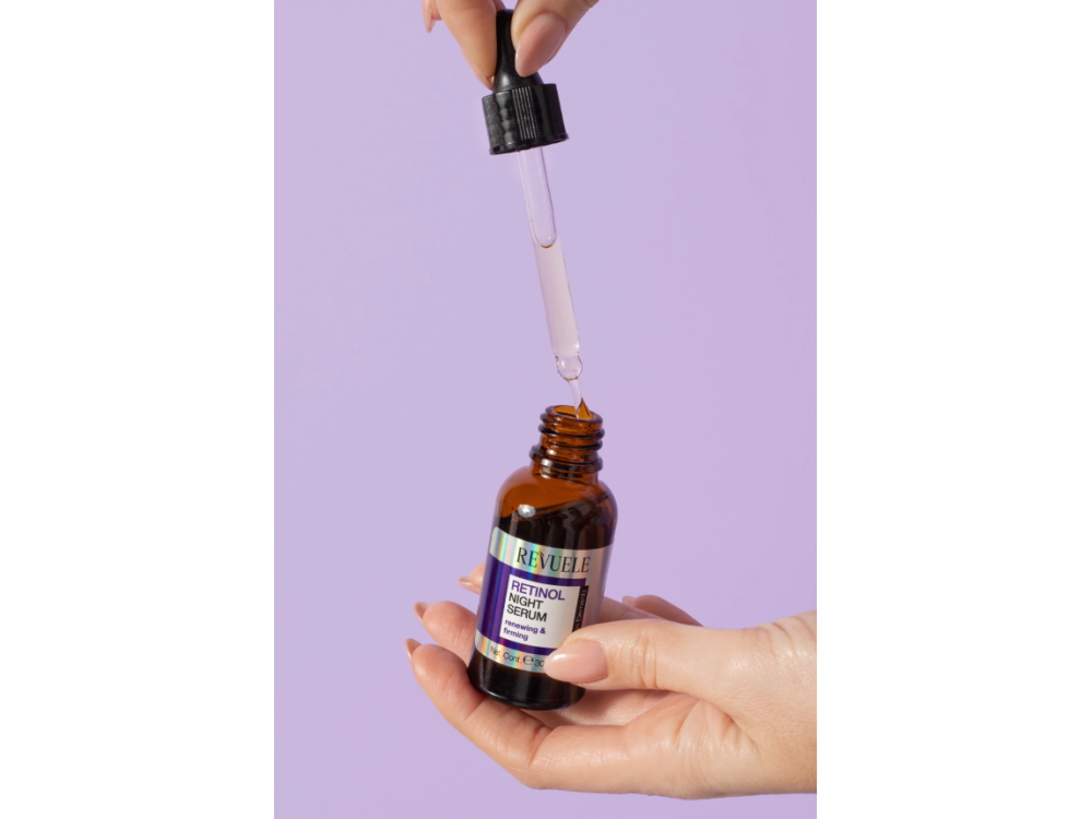 Нічна сироватка для обличчя Revuele Retinol Night Serum з ретинолом, 30 мл