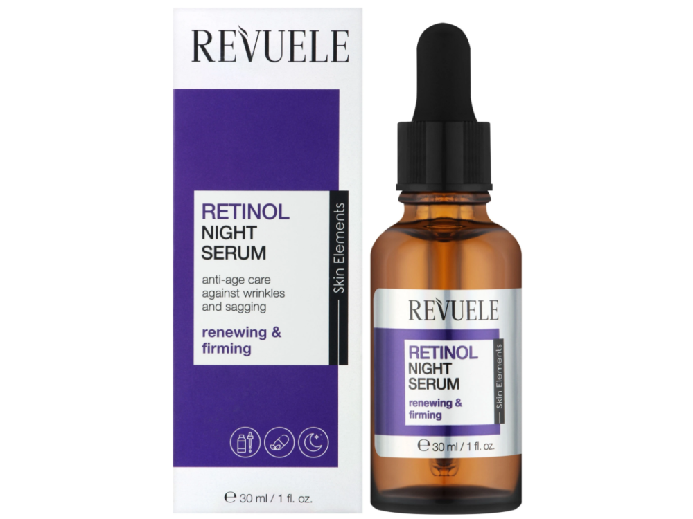 Нічна сироватка для обличчя Revuele Retinol Night Serum з ретинолом, 30 мл