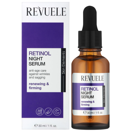 Нічна сироватка для обличчя Revuele Retinol Night Serum з ретинолом, 30 мл