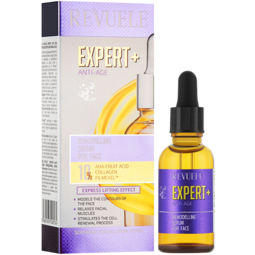 Ремоделювальна антивікова сироватка для обличчя Revuele Expert+ Anti-Age Remodelling Serum, 30 мл