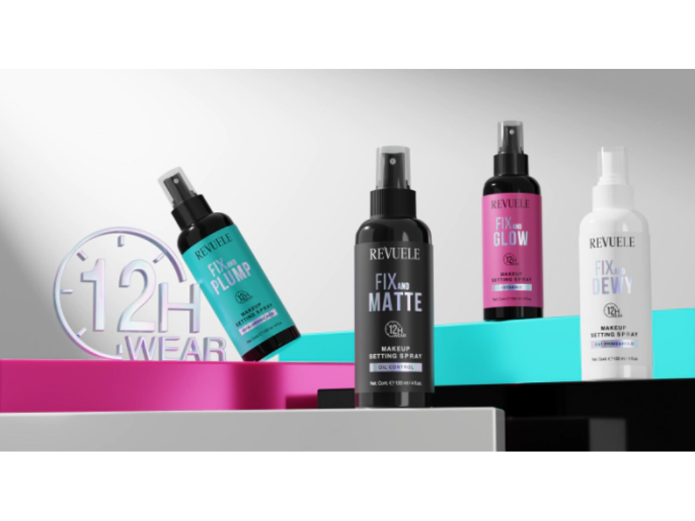 Спрей для фіксації макіяжу Revuele Fix and Glow Makeup Setting Spray з вітаміном C, 120 мл