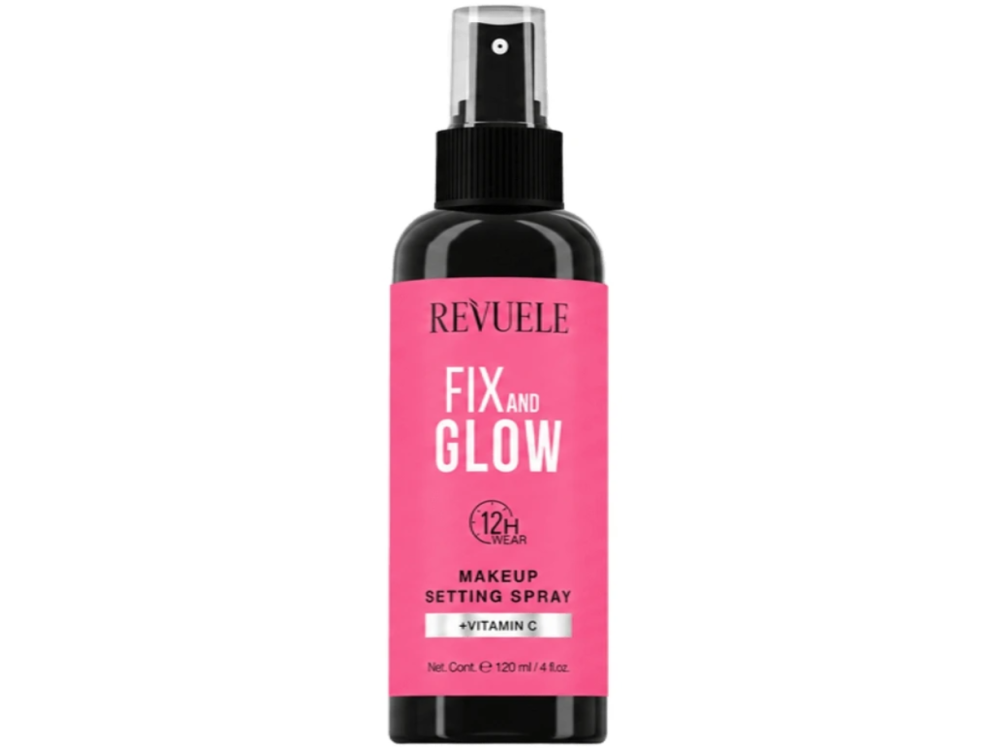 Спрей для фіксації макіяжу Revuele Fix and Glow Makeup Setting Spray з вітаміном C, 120 мл