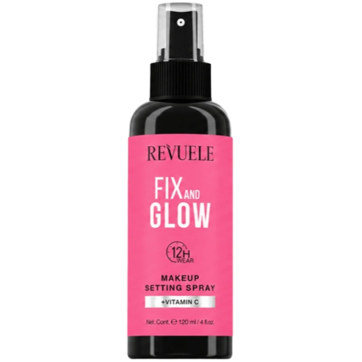 Спрей для фіксації макіяжу Revuele Fix and Glow Makeup Setting Spray з вітаміном C, 120 мл