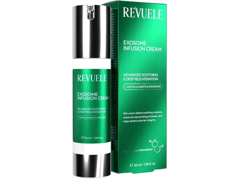 Крем для обличчя Revuele Exosome Infusion Cream з екзосомами центели, 50 мл
