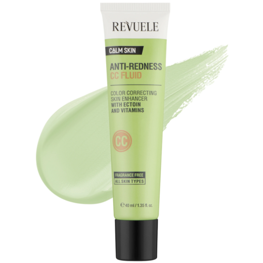 СС-флюїд для обличчя Revuele Anti-Redness CC Fluid проти почервоніння, 40 мл
