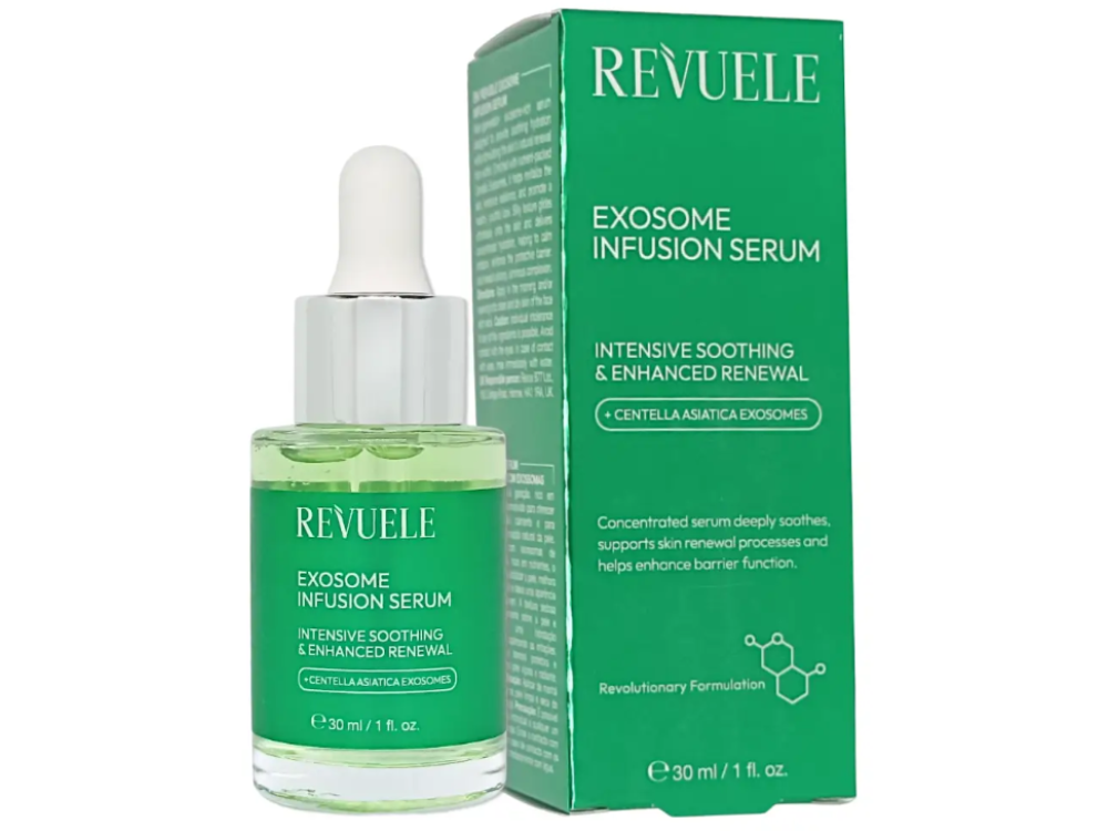 Сироватка для обличчя Revuele Exosome Infusion Serum з екзосомами центели, 30 мл