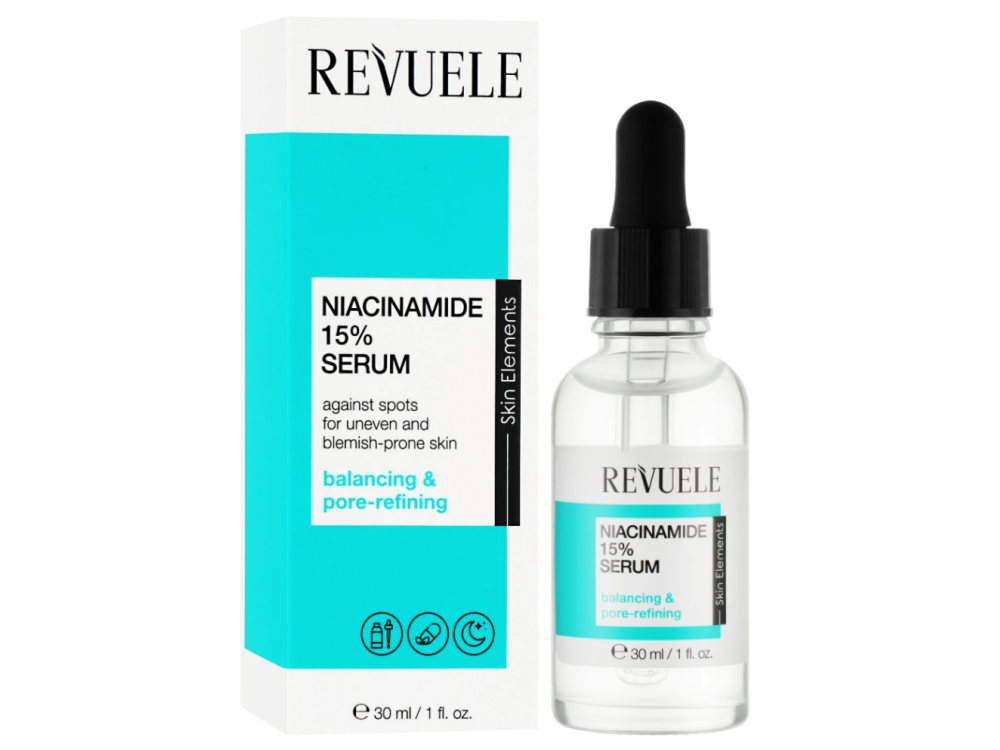 Сироватка для обличчя Revuele Niacinamide 15% Serum з ніацинамідом 15%, 30 мл