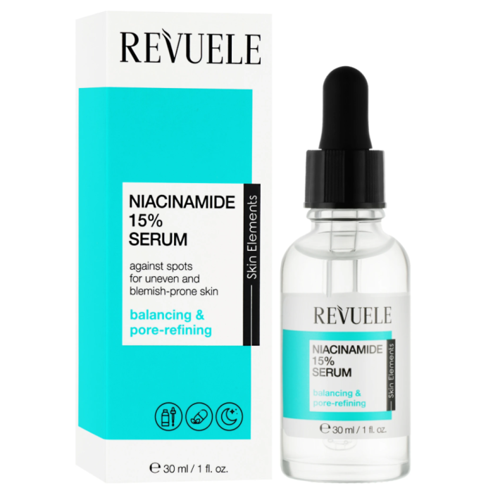 Сироватка для обличчя Revuele Niacinamide 15% Serum з ніацинамідом 15%, 30 мл