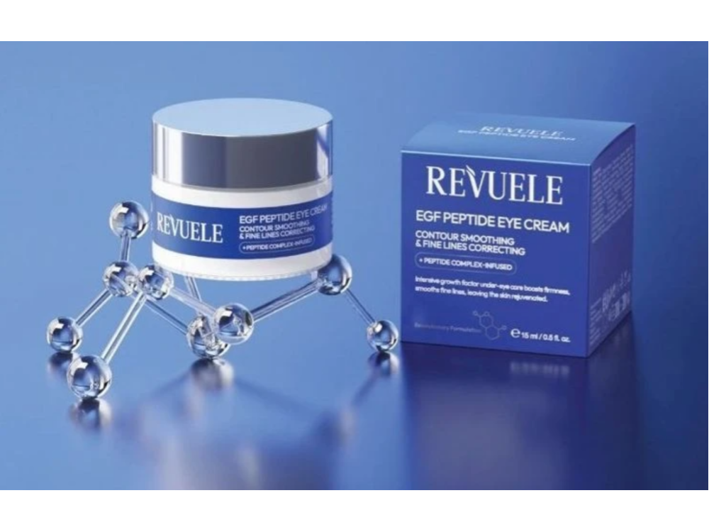 Крем для зони навколо очей Revuele EGF Peptide Eye Cream з пептидами, 15 мл