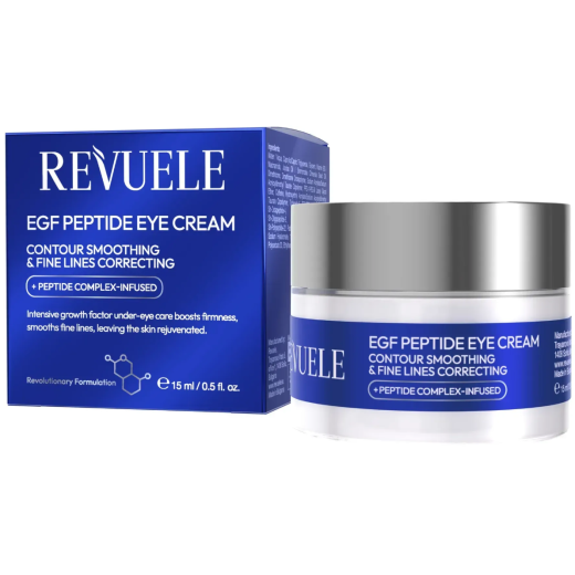 Крем для зони навколо очей Revuele EGF Peptide Eye Cream з пептидами, 15 мл