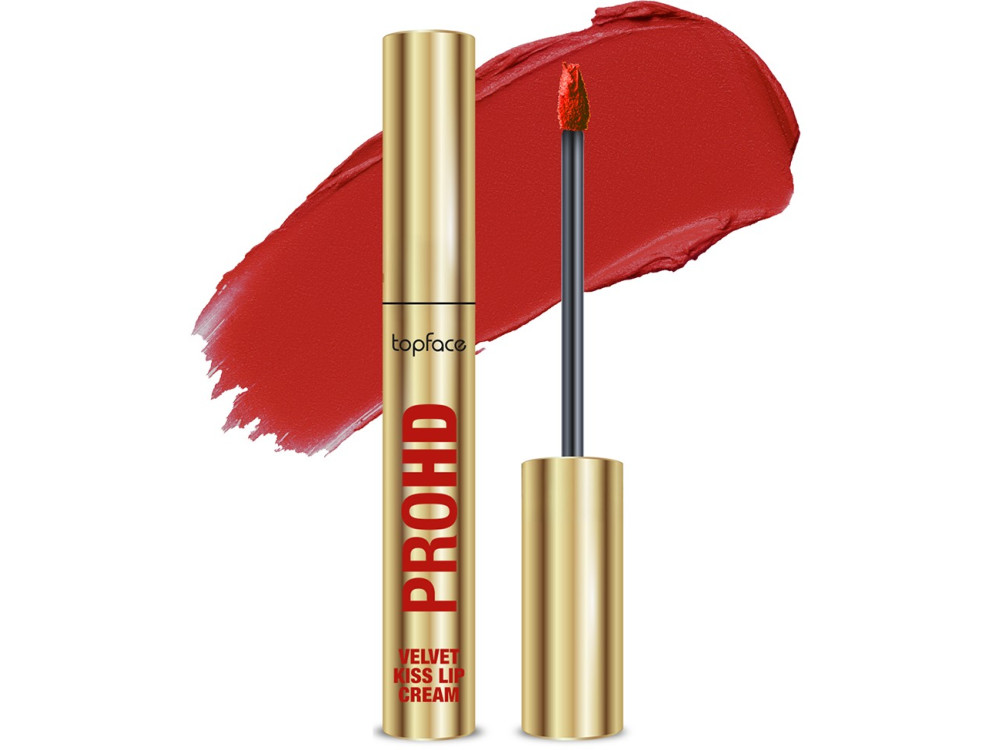 Рідка матова помада Topface PROHD Velvet Kiss Lip Cream PT212 011 Blush Crush, 3 г