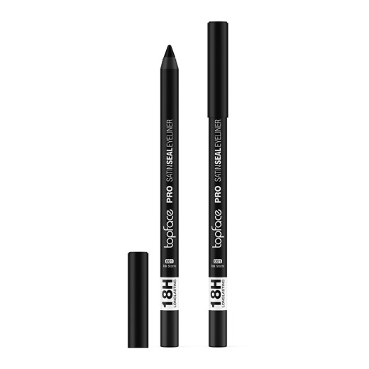 Олівець для очей Topface PT623 PRO Satin Seal Eyeliner 001 Ink Storm, чорний, 1,2 г