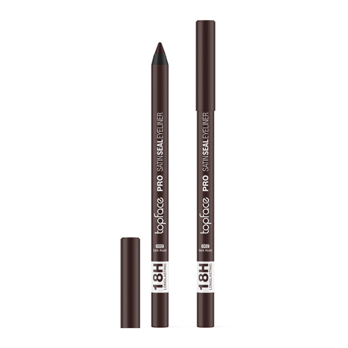 Олівець для очей Topface PT623 PRO Satin Seal Eyeliner 002 Dark Roast, темно-коричневий, 1,2 г