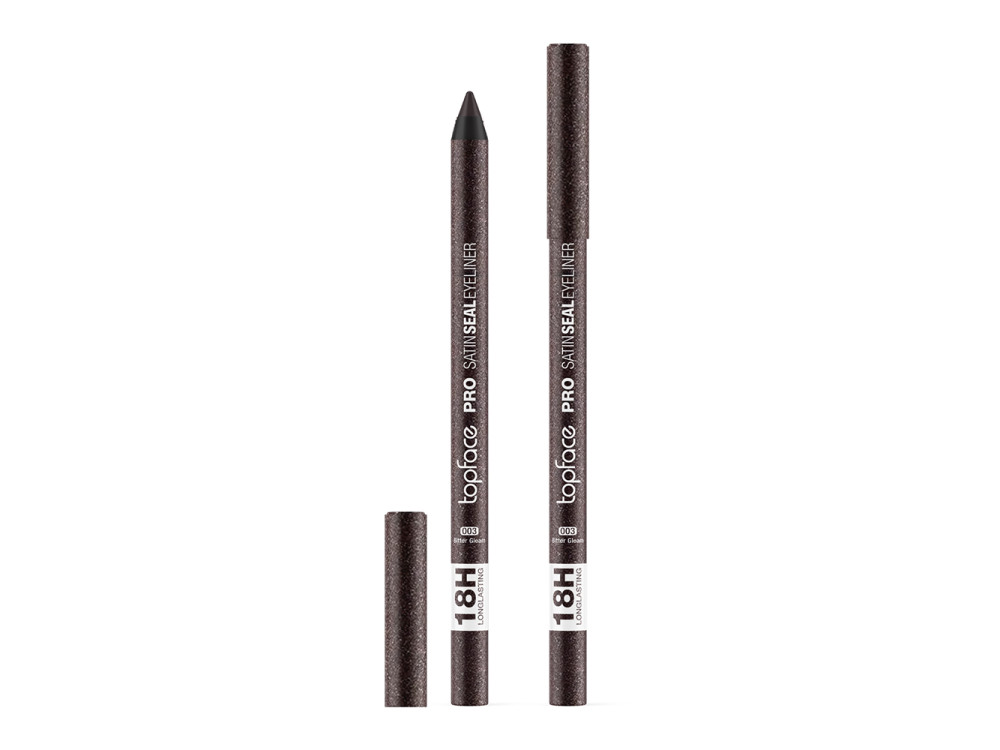 Олівець для очей Topface PT623 PRO Satin Seal Eyeliner 003 Bitter Gleam, сіро-коричневий з мерехтінням, 1,2 г