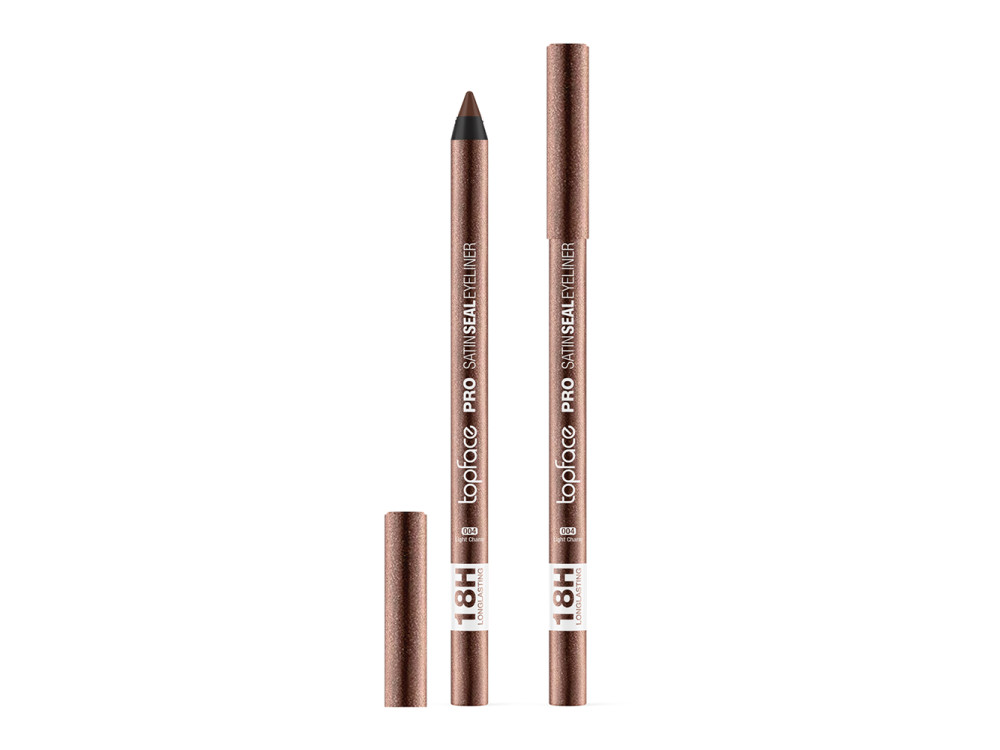 Олівець для очей Topface PT623 PRO Satin Seal Eyeliner 004 Light Charm, світло-коричневий із золотим мерехтінням, 1,2 г