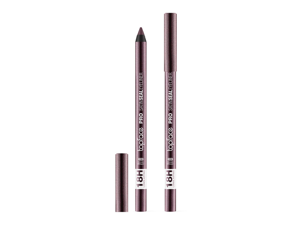 Олівець для очей Topface PT623 PRO Satin Seal Eyeliner 006 Bronze Whisper, фіолетово-бордовий з мерехтінням, 1,2 г