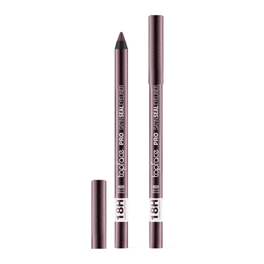 Олівець для очей Topface PT623 PRO Satin Seal Eyeliner 006 Bronze Whisper, фіолетово-бордовий з мерехтінням, 1,2 г