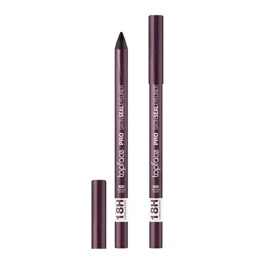 Олівець для очей Topface PT623 PRO Satin Seal Eyeliner 008 Amethyst Gleam, темно-сливовий з мерехтінням, 1,2 г