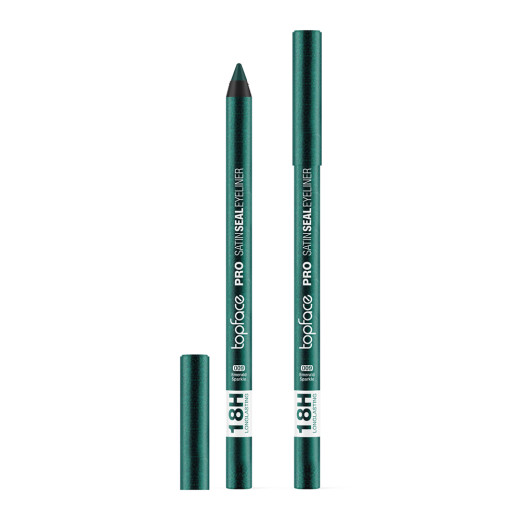 Олівець для очей Topface PT623 PRO Satin Seal Eyeliner 009 Emerald Sparkle, смарагдовий з мерехтінням, 1,2 г