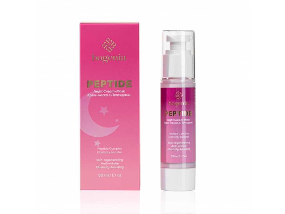Крем-маска з пептидами Peptide Night Cream-Mask Bogenia BG454 50 мл