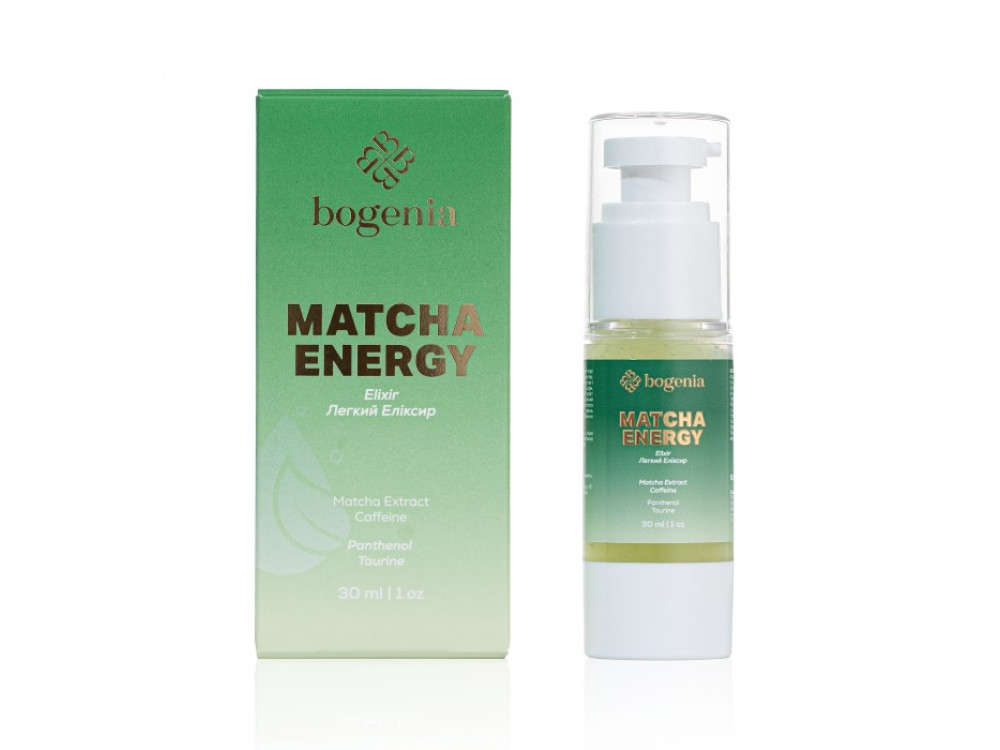 Еліксир для шкіри обличчя з матчею Bogenia Matcha Elixir BG459 30 мл