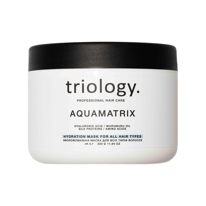 Зволожувальна маска для всіх типів волосся Triology AQUAMATRIX 330 мл