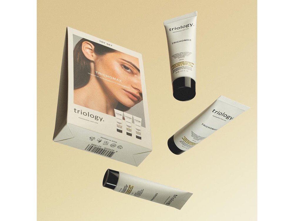 Набір трилогія інтенсивного зміцнення Triology Trichomax Try set