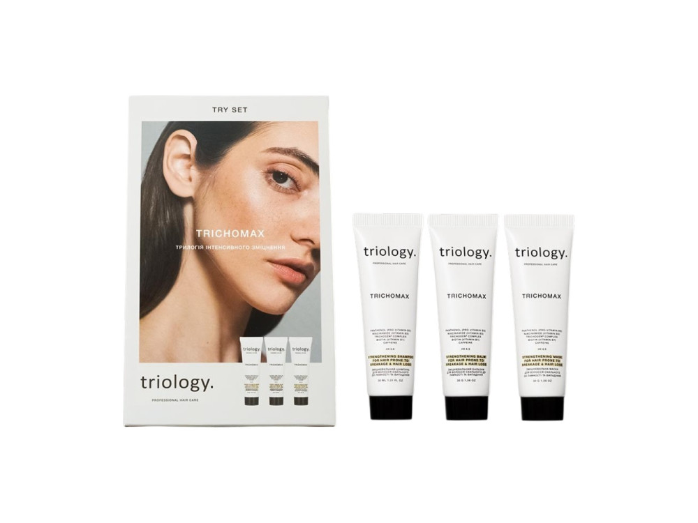 Набір трилогія інтенсивного зміцнення Triology Trichomax Try set