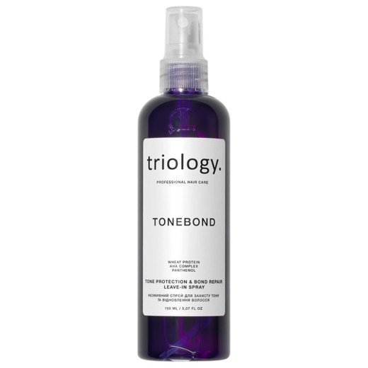 Незмивний спрей для захисту тону та відновлення волосся Triology TONEBOND, 150 мл