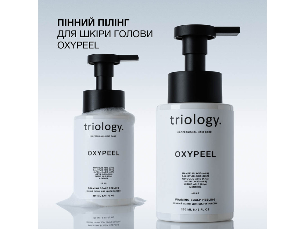 Пінний пілінг для шкіри голови Triology OXYPEEL Bubble Scalp Exfoliator, 250 мл