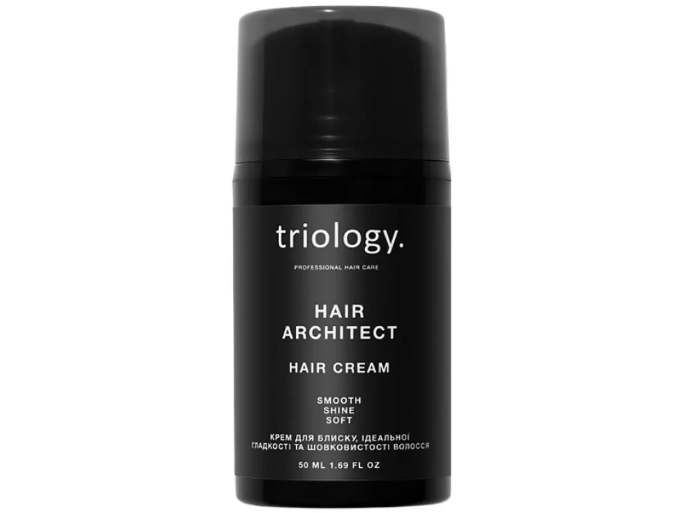 Крем для блиску, ідеальної гладкості та шовковистості волосся Triology Hair Architect 50 мл