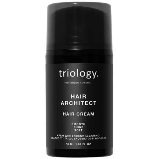 Крем для блиску, ідеальної гладкості та шовковистості волосся Triology Hair Architect 50 мл