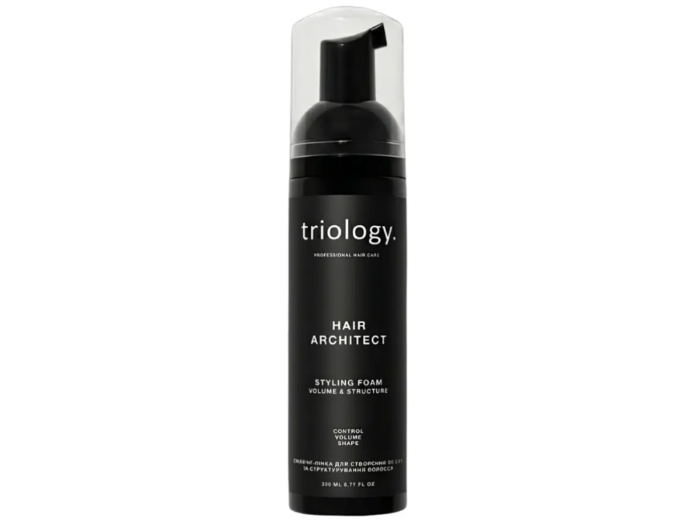 Стайлінг-пінка для створення обʼєму та структурування волосся Triology Hair Architect, 200 мл
