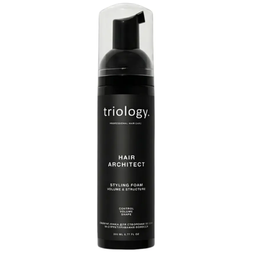 Стайлінг-пінка для створення обʼєму та структурування волосся Triology Hair Architect, 200 мл