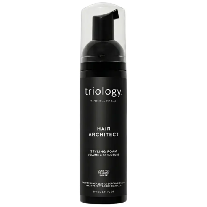 Стайлінг-пінка для створення обʼєму та структурування волосся Triology Hair Architect, 200 мл