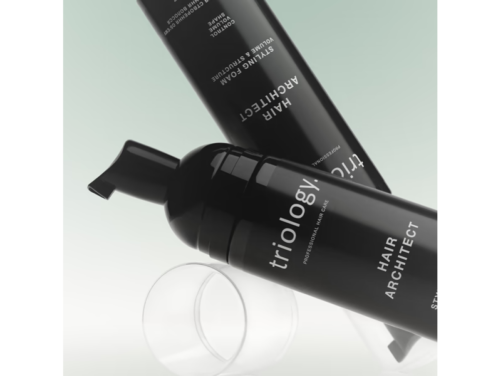 Стайлінг-пінка для створення обʼєму та структурування волосся Triology Hair Architect, 200 мл
