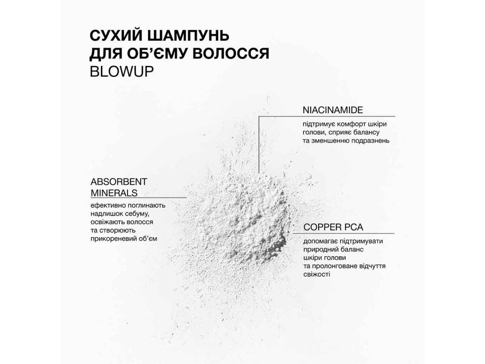Сухий шампунь для об'єму волосся Triology Blowup, 18г