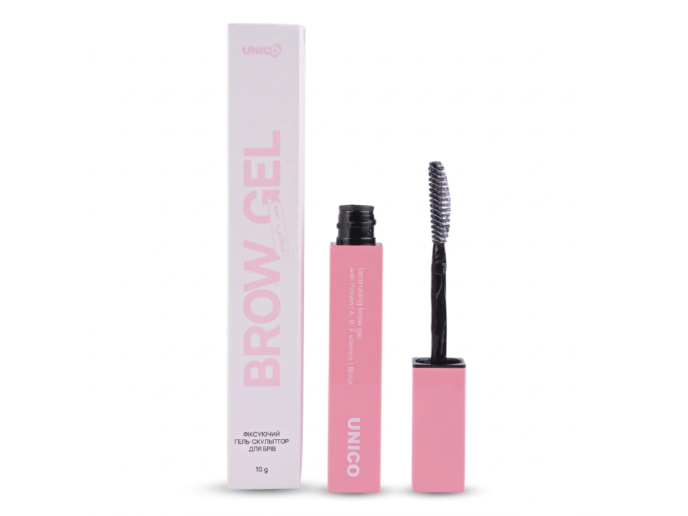 Гель для брів UNICO BROW GEL Sculpt & Care, 10г