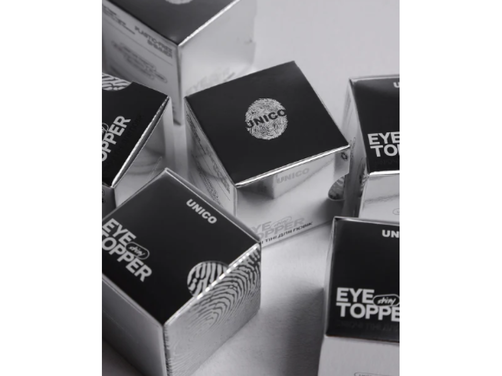 Cяючі тіні для повік з 3D-блиском Unico SHINY EYE TOPPER MUSE