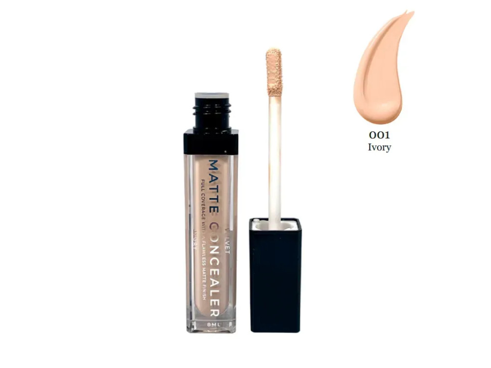 Консилер матувальний 01 Ivory Bogenia Matte Velvet Concealer BG620