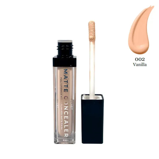 Консилер матувальний 02 Vanilla Bogenia Matte Velvet Concealer BG620